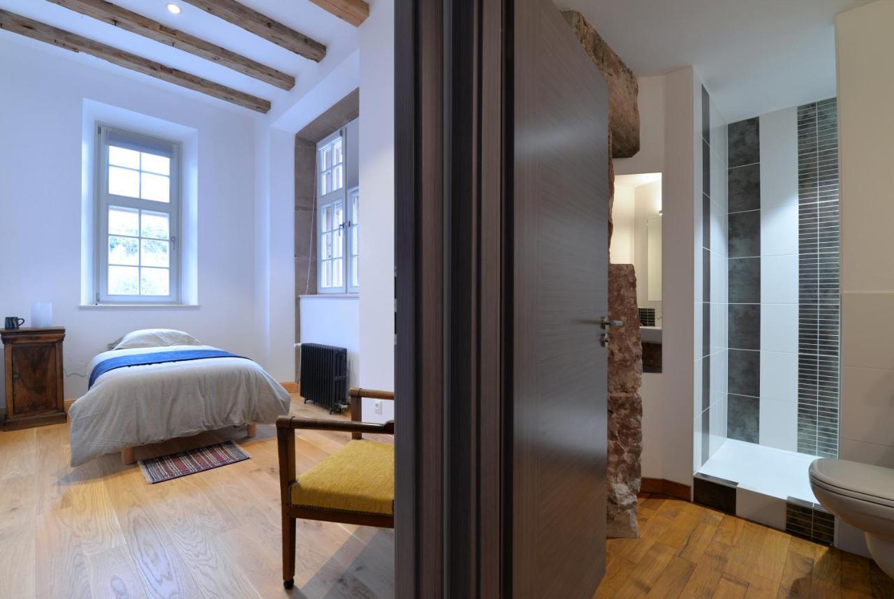 Domaine La Cour Des Nobles - Demeure, Maison Et Appartements Au Coeur De รีควีร์ ภายนอก รูปภาพ